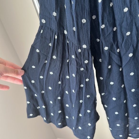 LOFT Flowy Navy Blouse - Picture 3 of 3